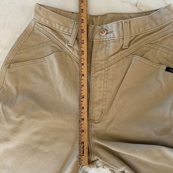 Vintage Rocky Mountain Rockies Jeans 31/11 Bareback RN 17901 High Rise Light Tan - Picture 11 of 12